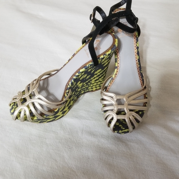 New Strappy wedge Circle by Sam Edelman sandals size 8.5M - Picture 9 of 14